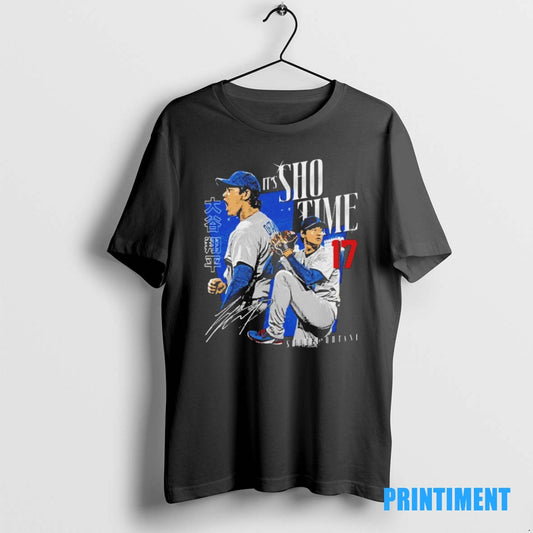 Official Its Sho Time Shohei Ohtani Los Angeles Dodgers Signature Vintage Tee Sweater