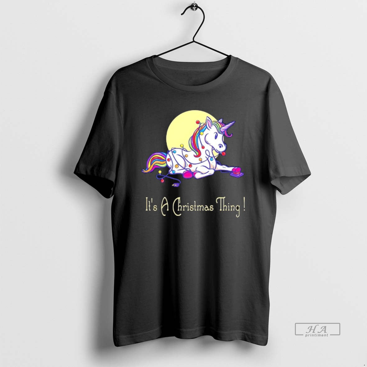 Official Its A Christmas Thing Unicorn Lights Funny Holiday