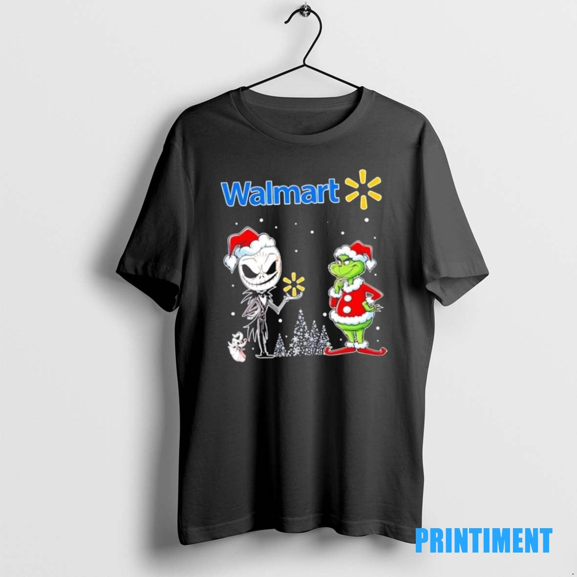 Official Jack Skellington And Grinch X Walmart Is This Jolly Enough Christmas Tee Sweater