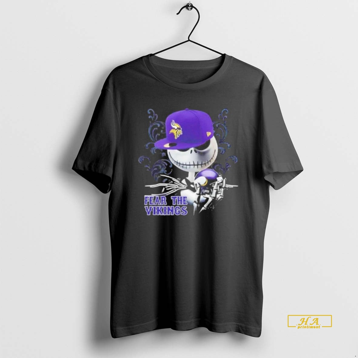 Official Jack Skellington Fear The Minnasota Vikings