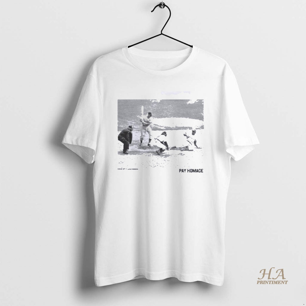 Official Jackie Robinson Brooklyn Dodgers Pay Homage Player