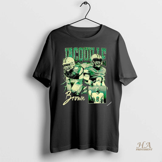 Official Jacquille Brown Player Northern Michigan Wildcats Graphic Vintage Christmas Shirt