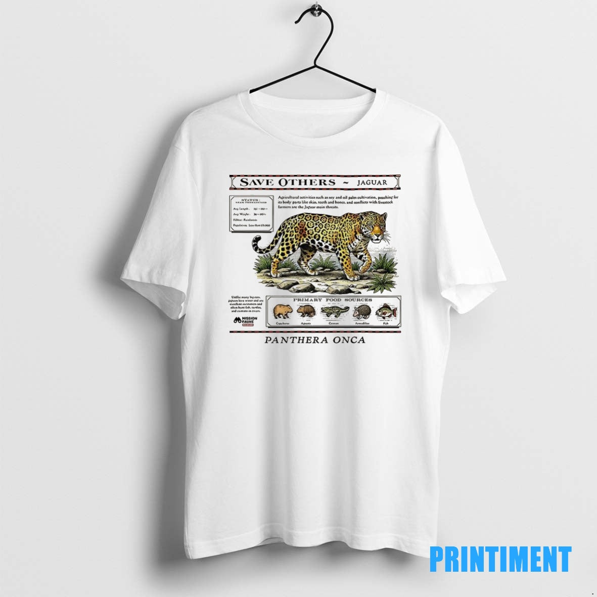 Official Jaguar Save Others Panthera Onca Tee Sweater