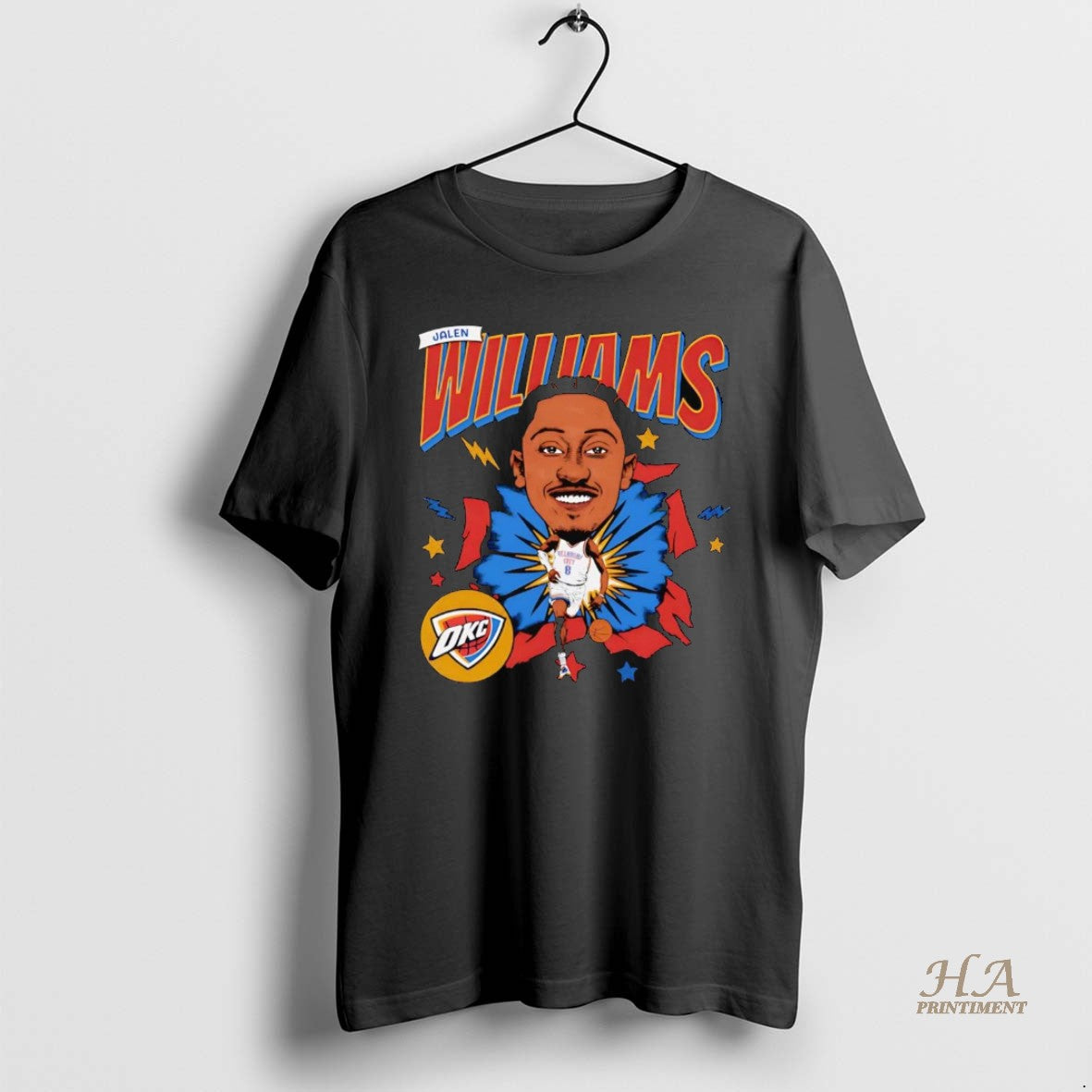 Official Jalen Williams Caricature Oklahoma City Thunder
