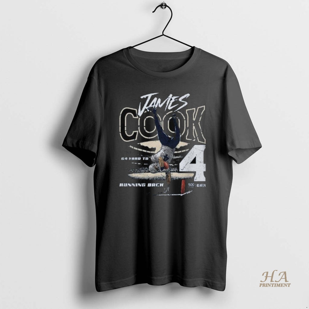 Official James Cook Buffalo 64 Yd Td Running Back Long Sleve