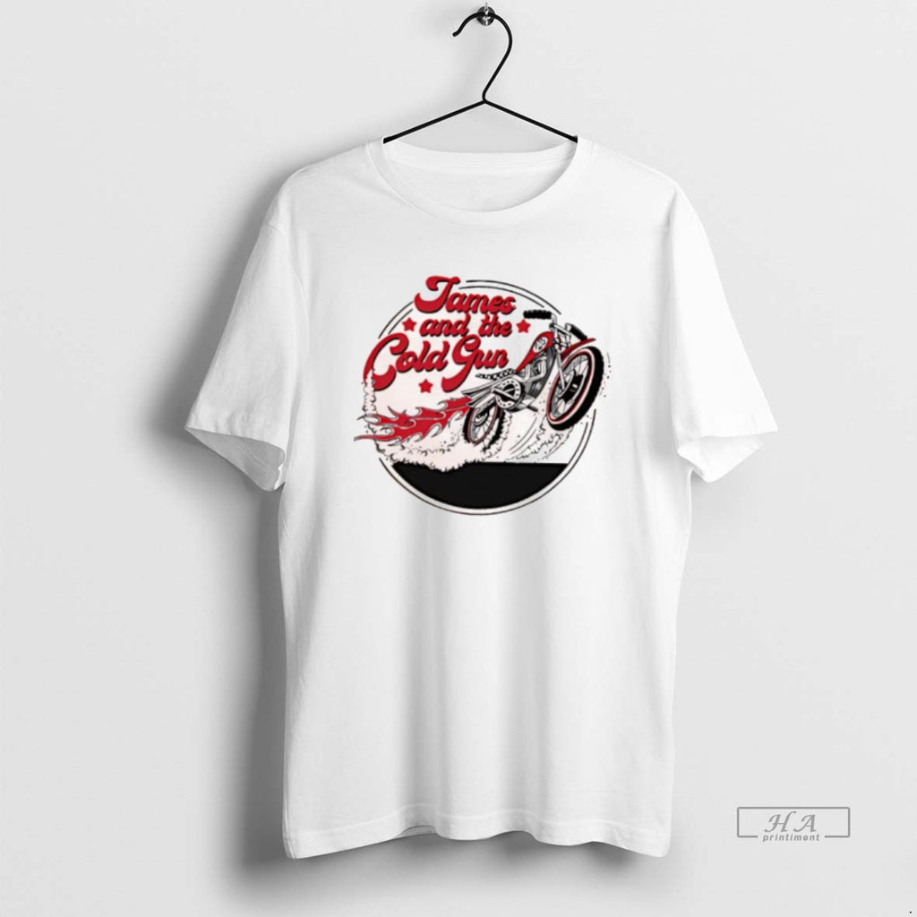 Official James And The Cold Gun Motorcycle Logo