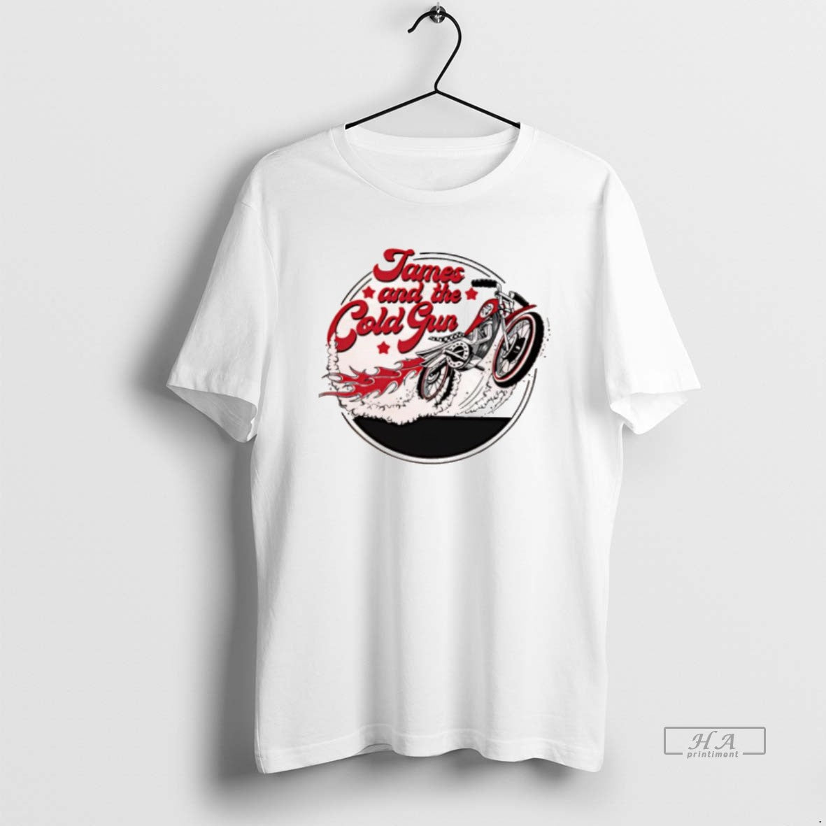 Official James And The Cold Gun Motorcycle Logo