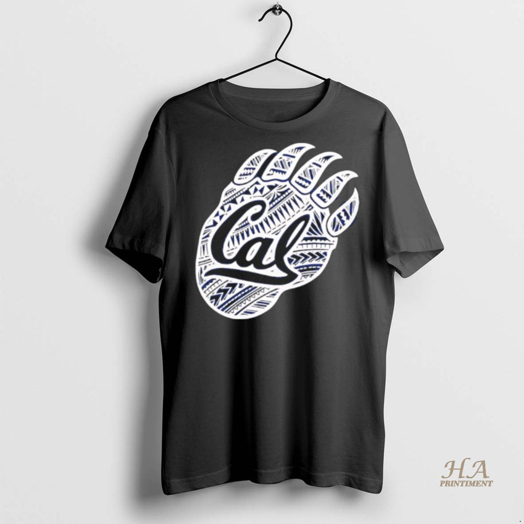 Official Jaron Keawe Sagapolutele Wearing Cal Bear Paws Logo Shirt