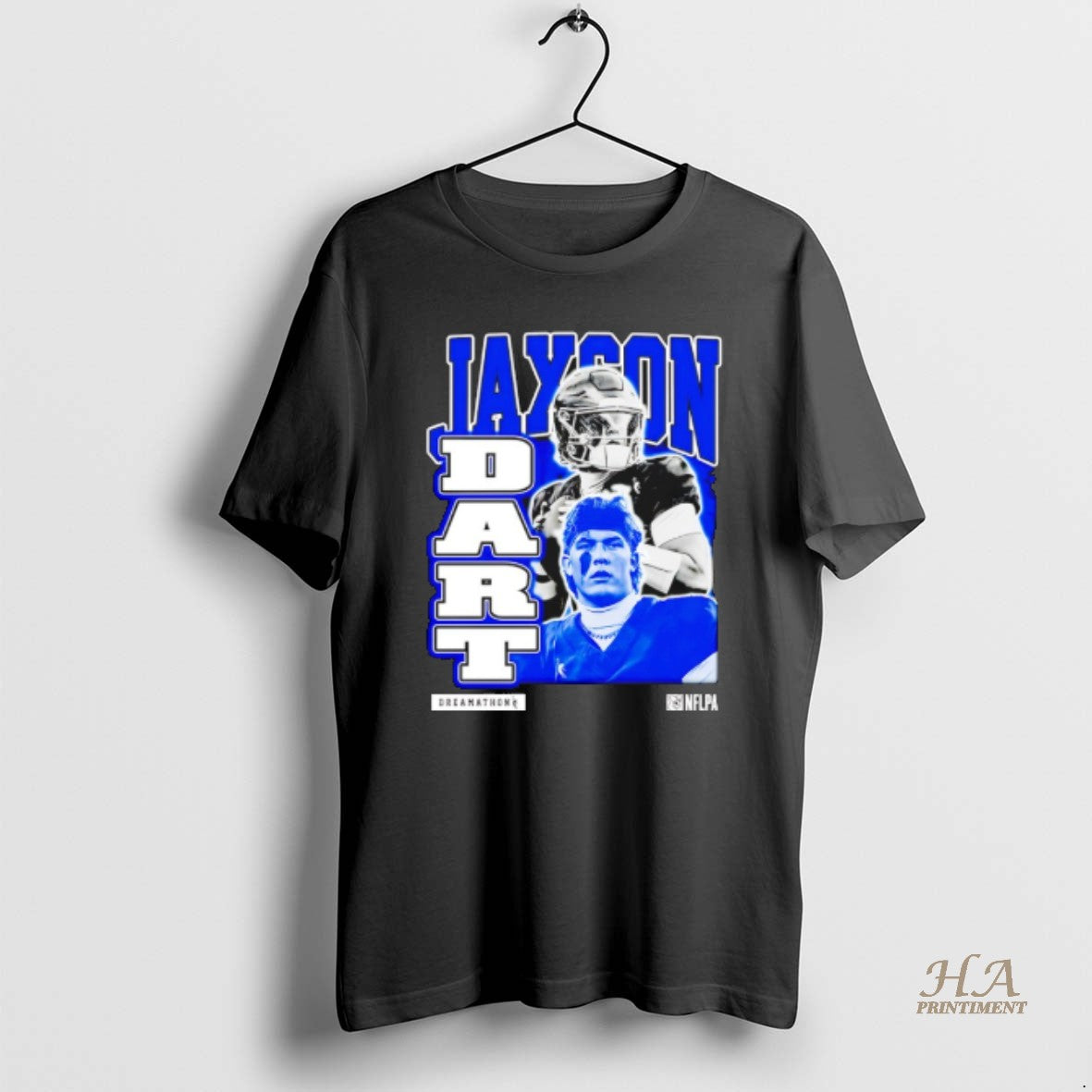 Official Jaxson Dart Dreamathon New York Giants Football