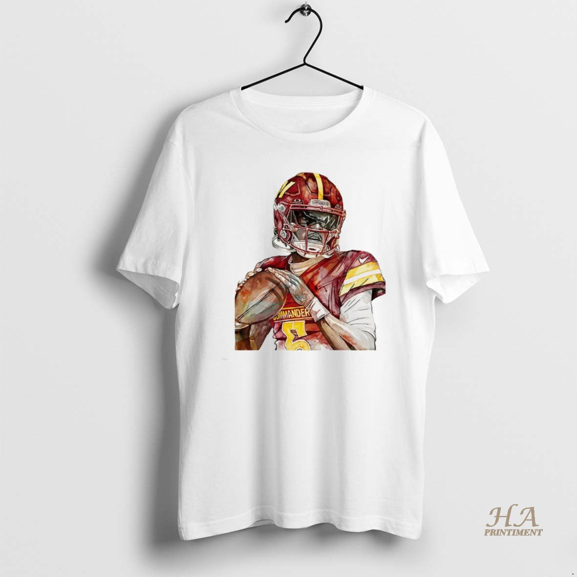 Official Jayden Daniels Washington Commanders Sketch