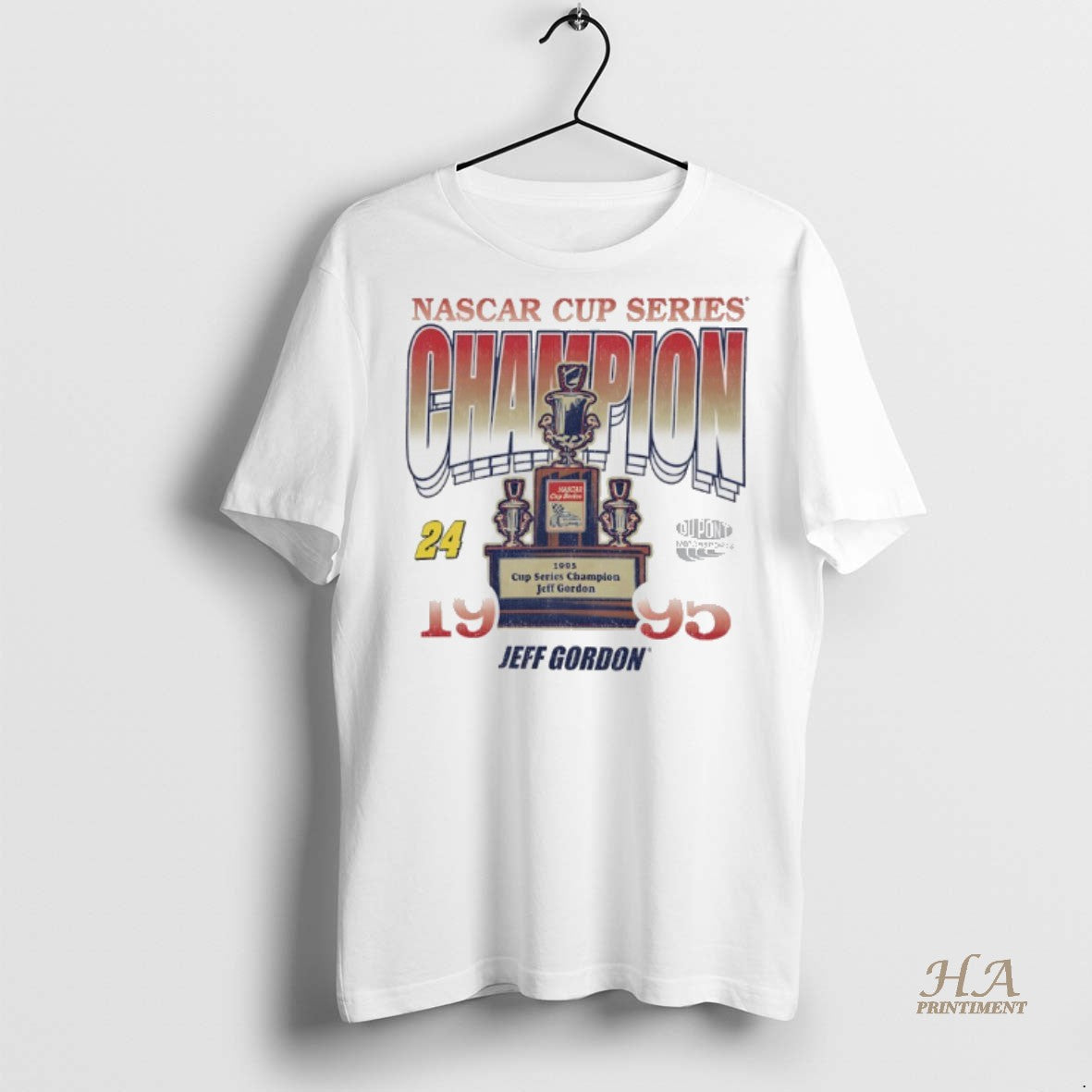 Official Jeff Gordon 1995 Nascar Cup Series Champion Race Day Shirt