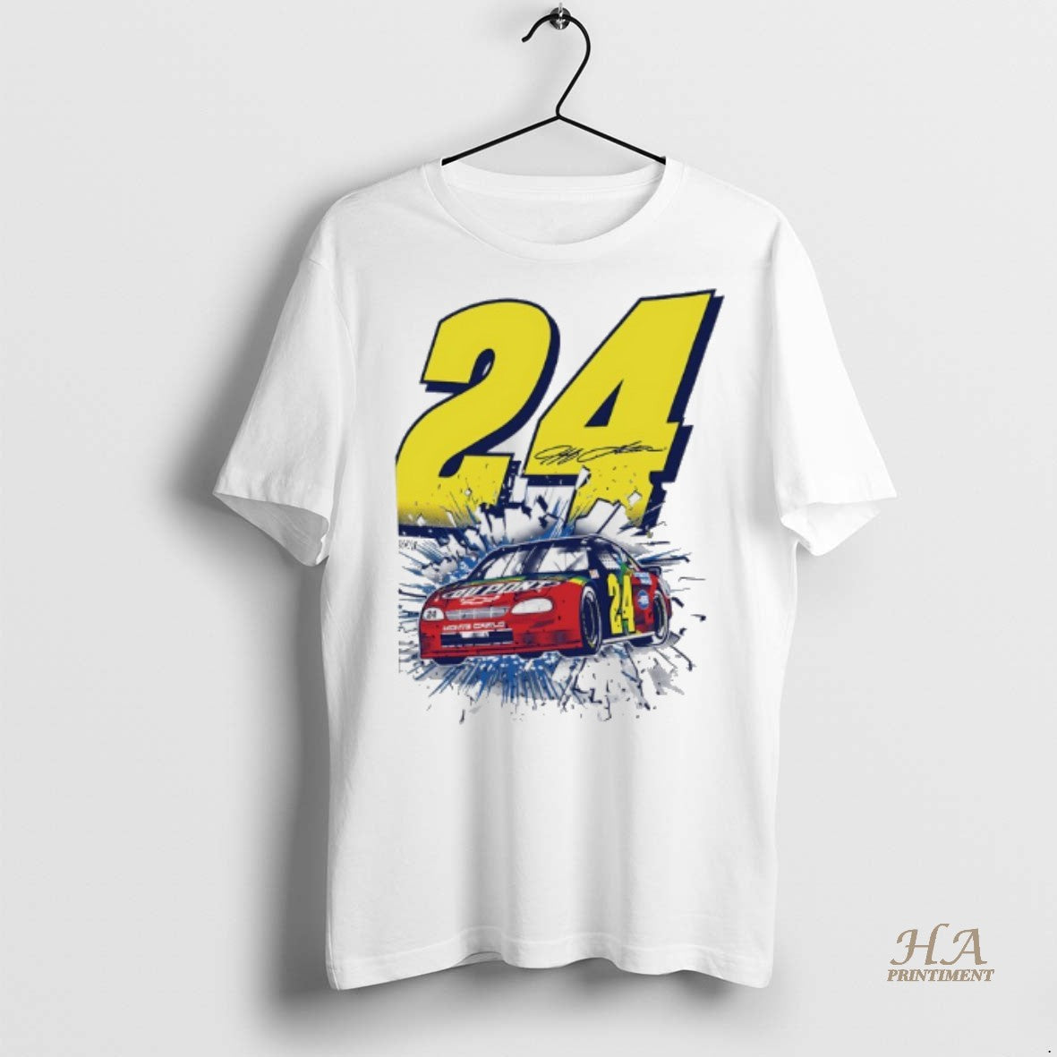 Official Jeff Gordon 24 Race Day Foundation Autographed Shirt