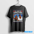 Official Jersey Shore All I Want For Christmas And Were Spiraling Tee Sweater