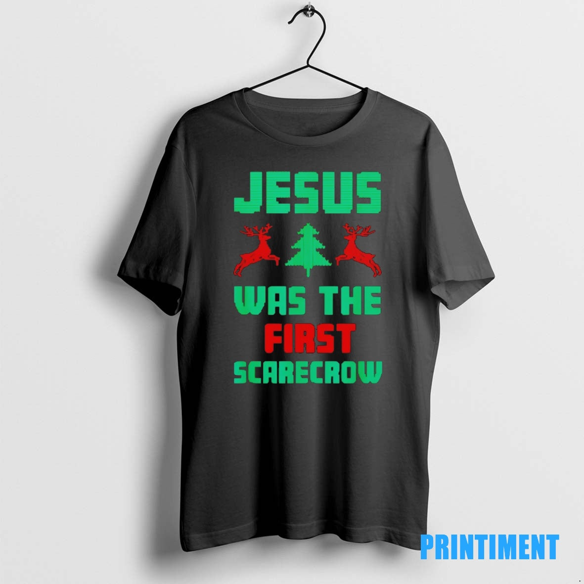 Official Jesus Was The First Scarecrow Christmas Tee Sweater
