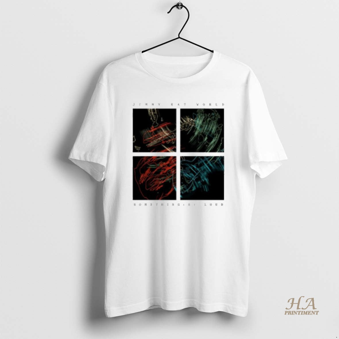 Official Jimmy Eat World Somethings Loud Quad Logo