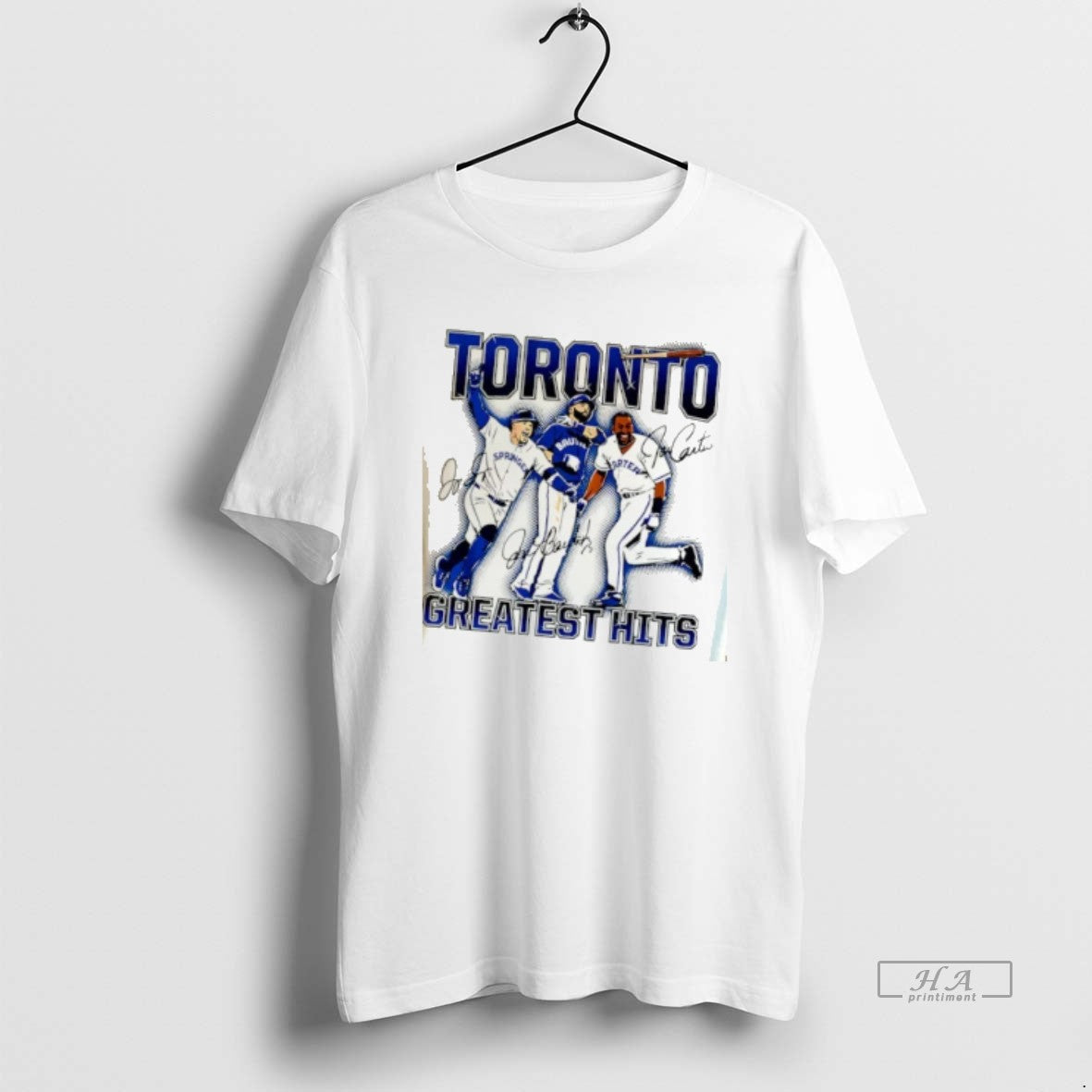 Official Joe Carter Jose Bautista And George Springer Torontos Greatest Hits Toronto Blue Jays