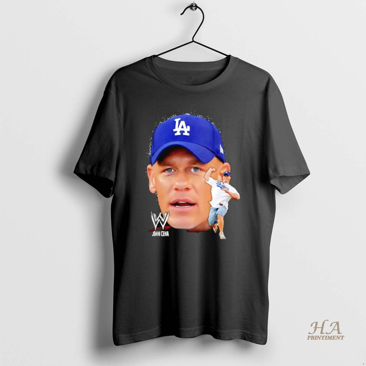 Official John Cena Pitching Baseball La Dodgers