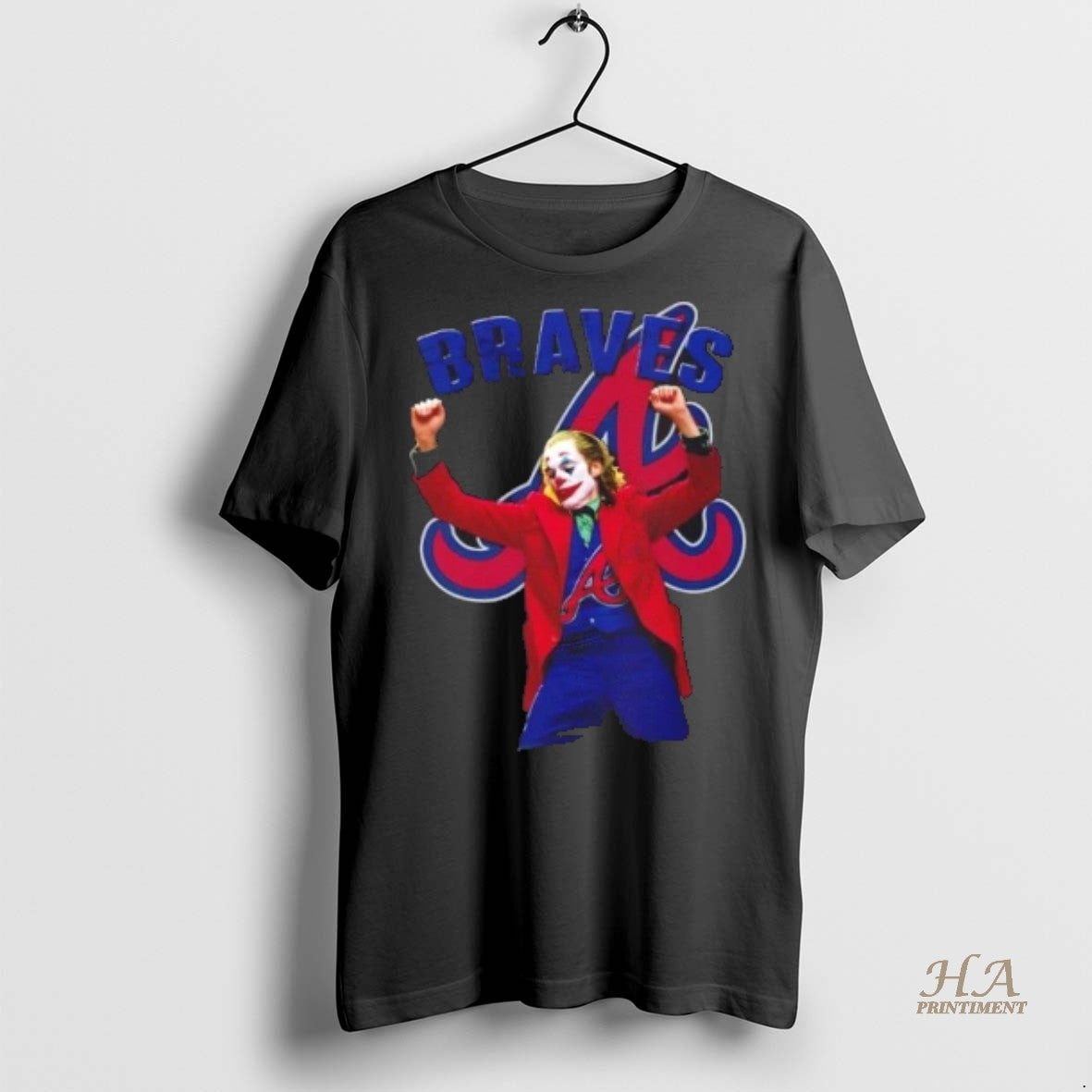 Official Joker Dabbing X Atlanta Braves Baseball Shirt