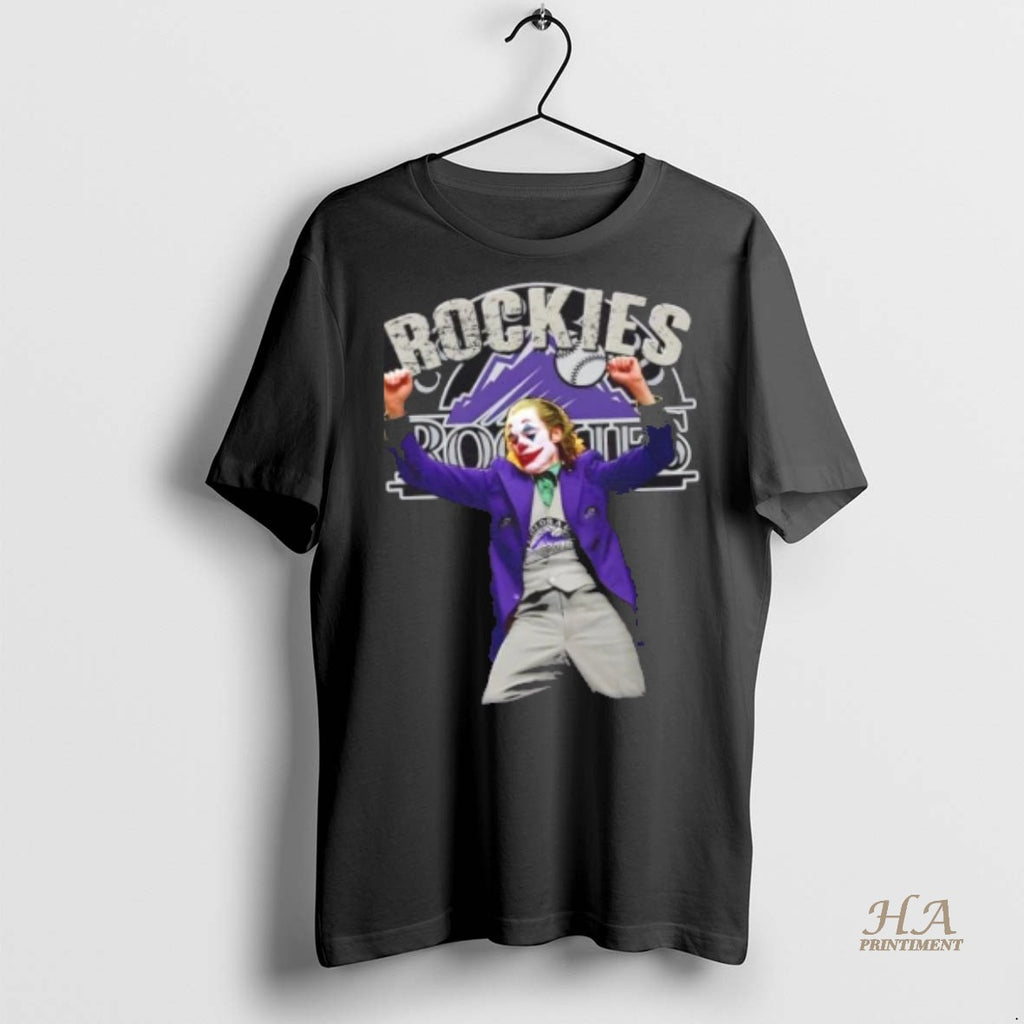 Official Joker Dabbing X Colorado Rockies Baseball Shirt