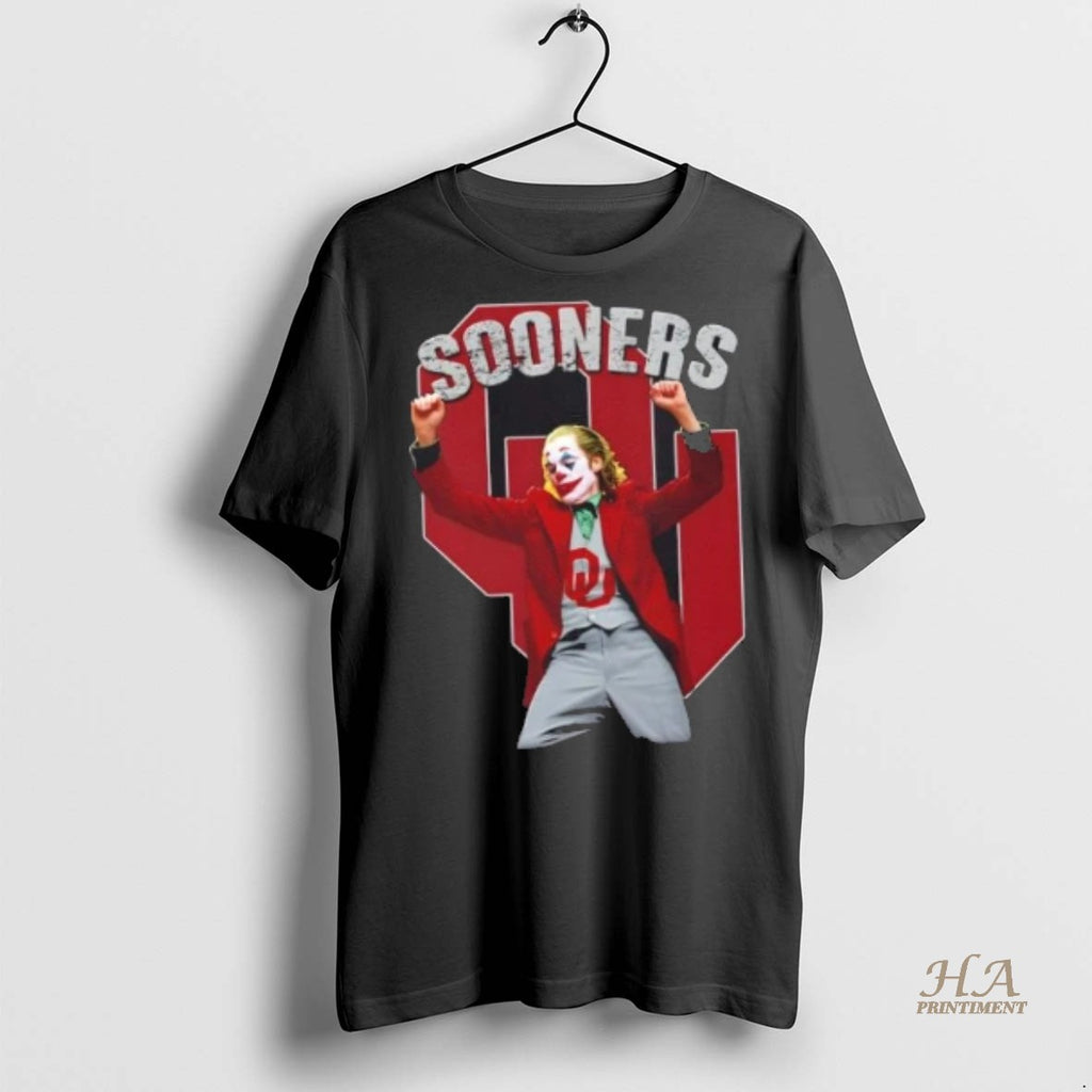 Official Joker Dabbing X Oklahoma Sooners Football Shirt