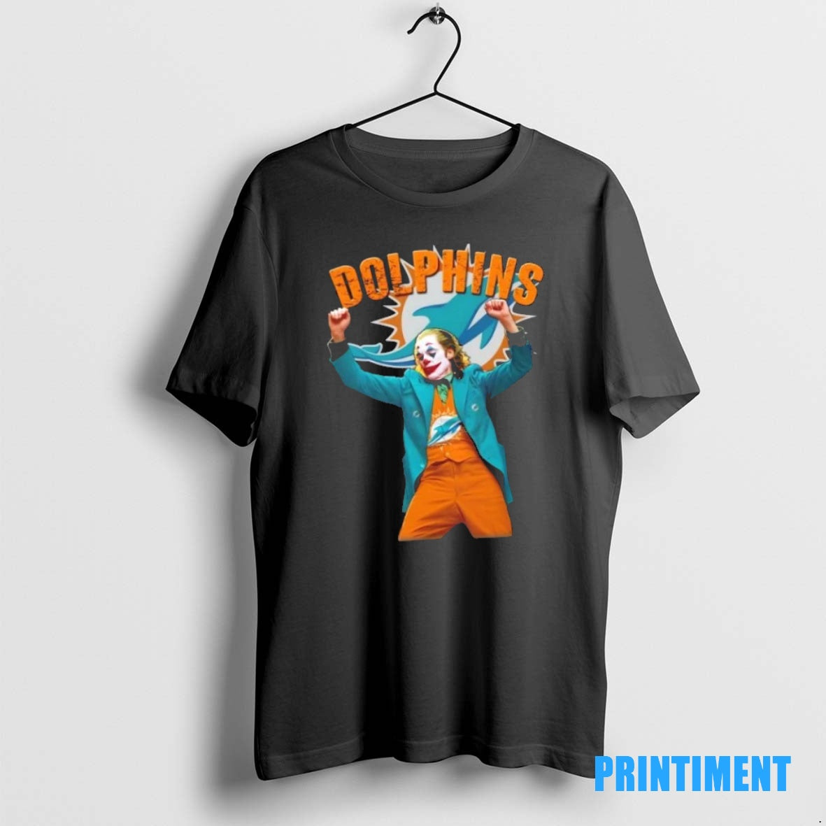 Official Joker Dancing Miami Dolphins Football Tee Sweater