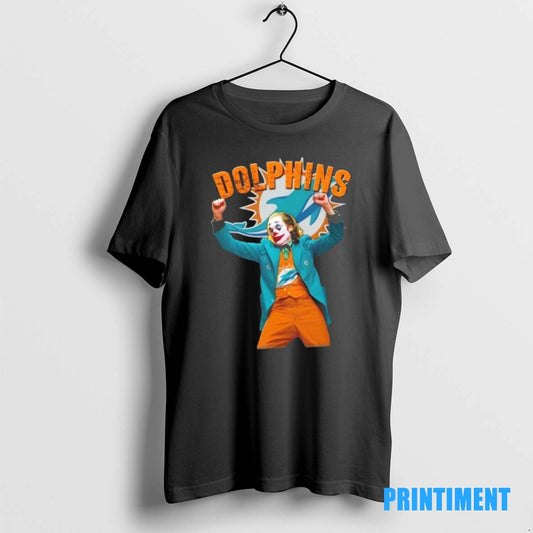 Official Joker Dancing Miami Dolphins Football Tee Sweater