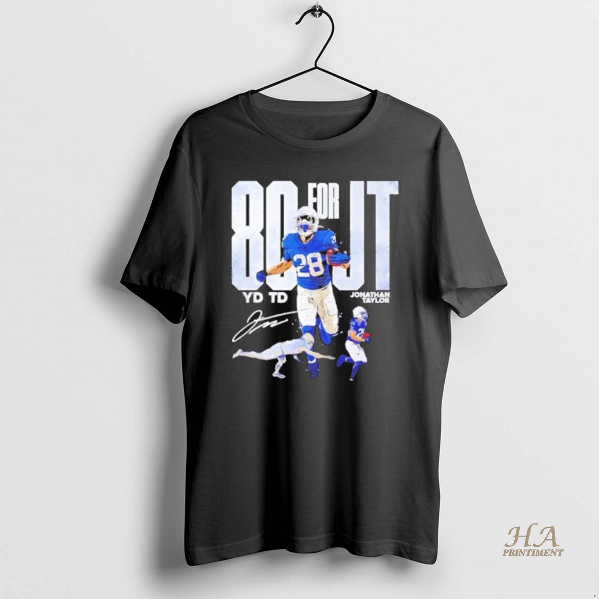Official Jonathan Taylor Indianapolis Colts 80 For Jt