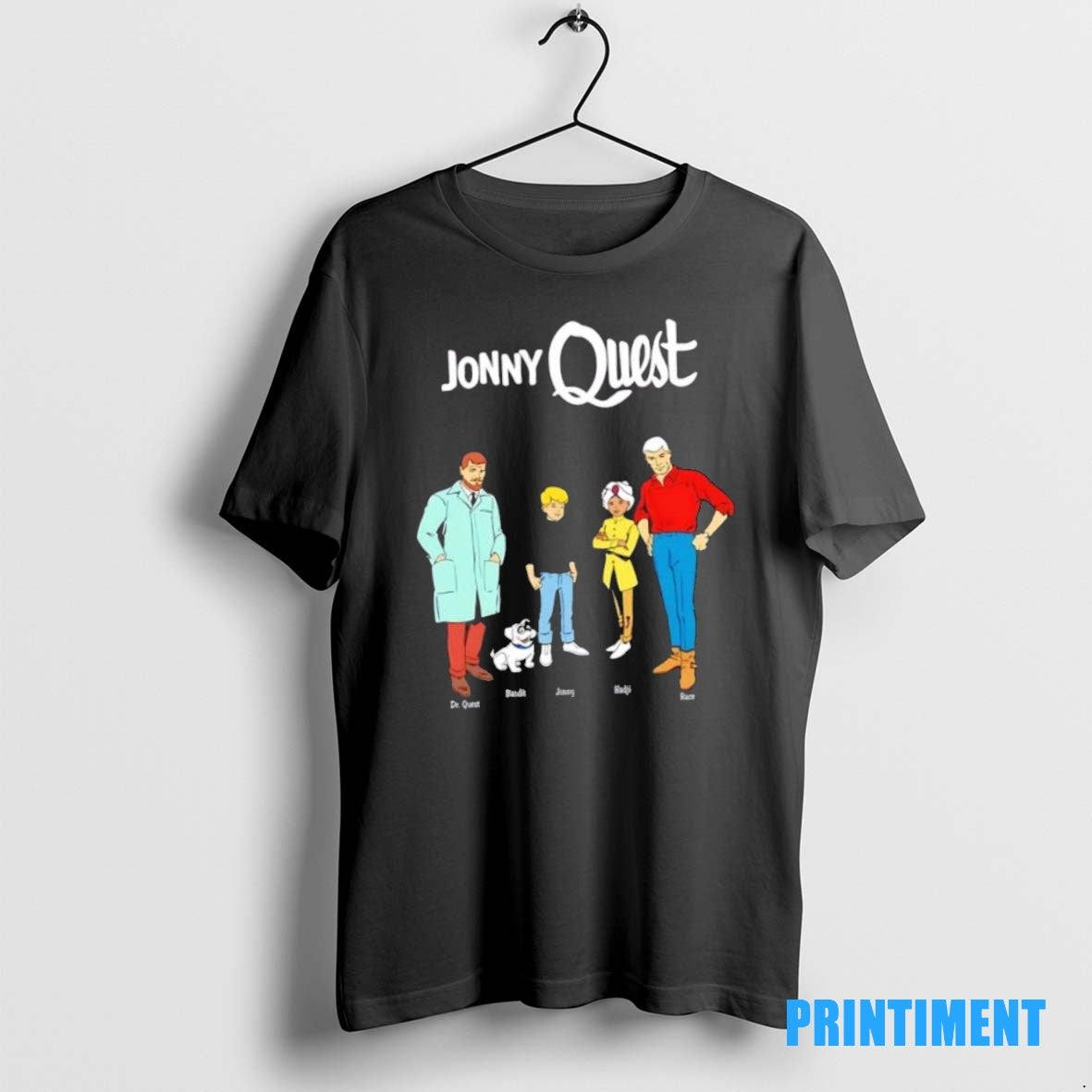 Official Jonny Quest 1964 Hadji Dr Quest Bannon Tee Sweater