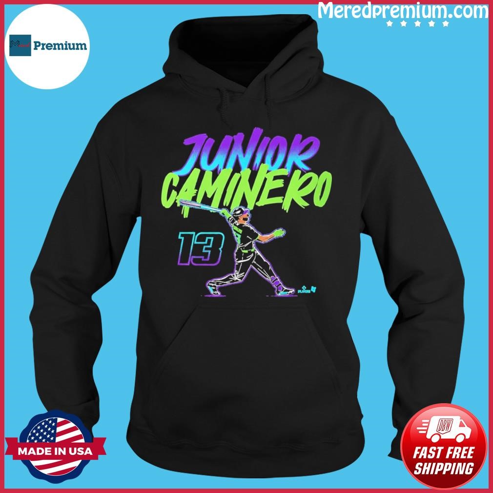 Junior Caminero Slugger Swing Playoff T-Shirt
