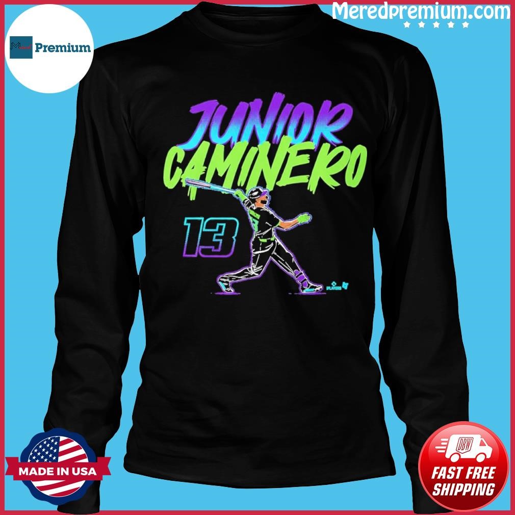 Junior Caminero Slugger Swing Playoff T-Shirt