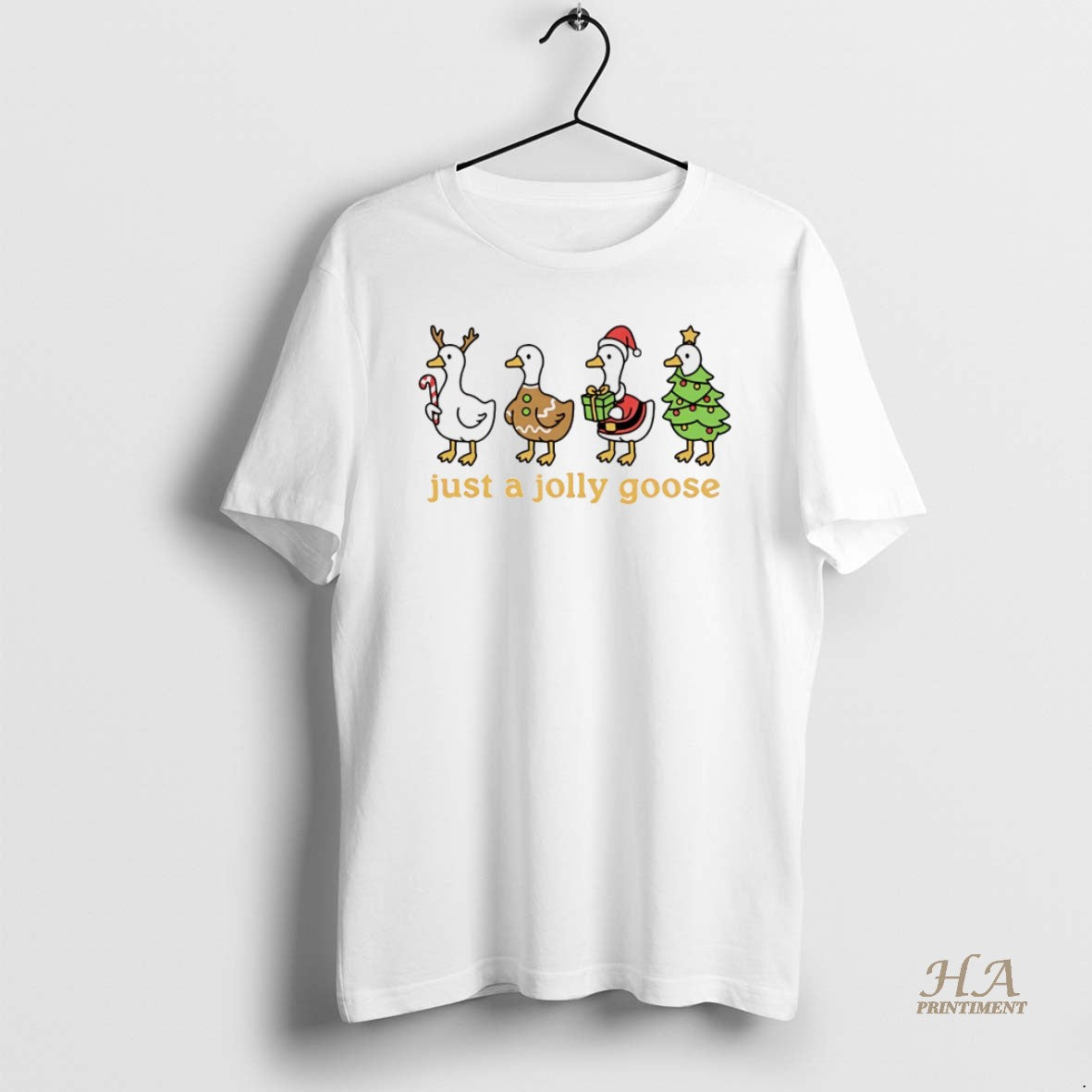 Official Just A Jolly Goose Christmas White