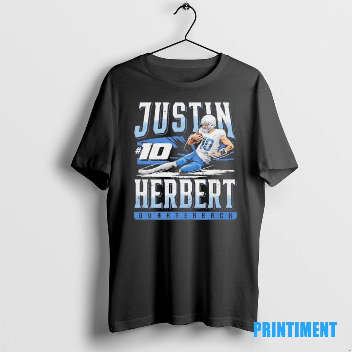 Official Justin Herbert Los Angeles Chargers Slide Tee Sweater