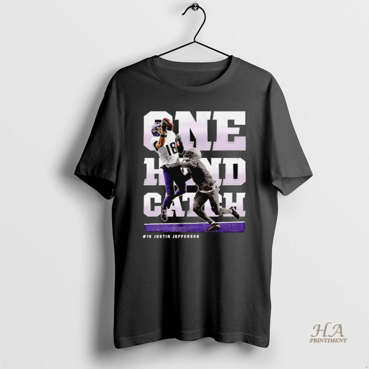 Official Justin Jefferson One Hand Catch Minnesota Vikings