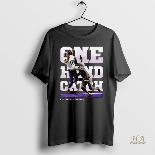 Official Justin Jefferson One Hand Catch Minnesota Vikings