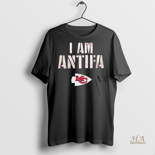 Official Kansas City Chiefs I Am Antifa Against Fascism Shirt