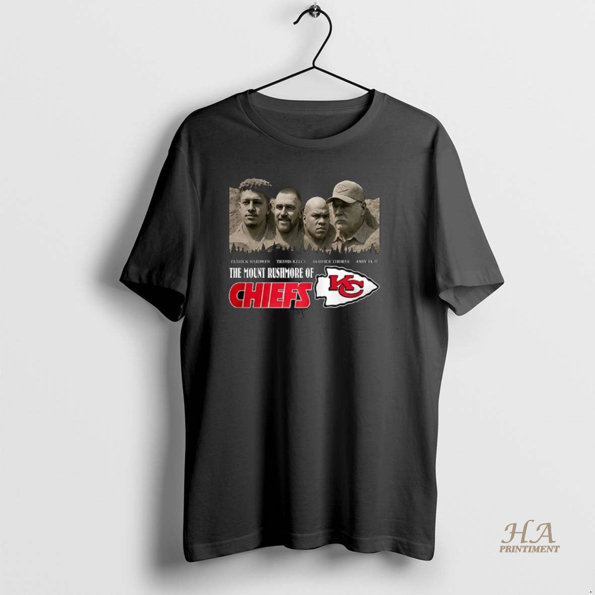 Official Kansas City Chiefs The Mount Rushmore Of Chiefs Patrick Travis Derrick Andy