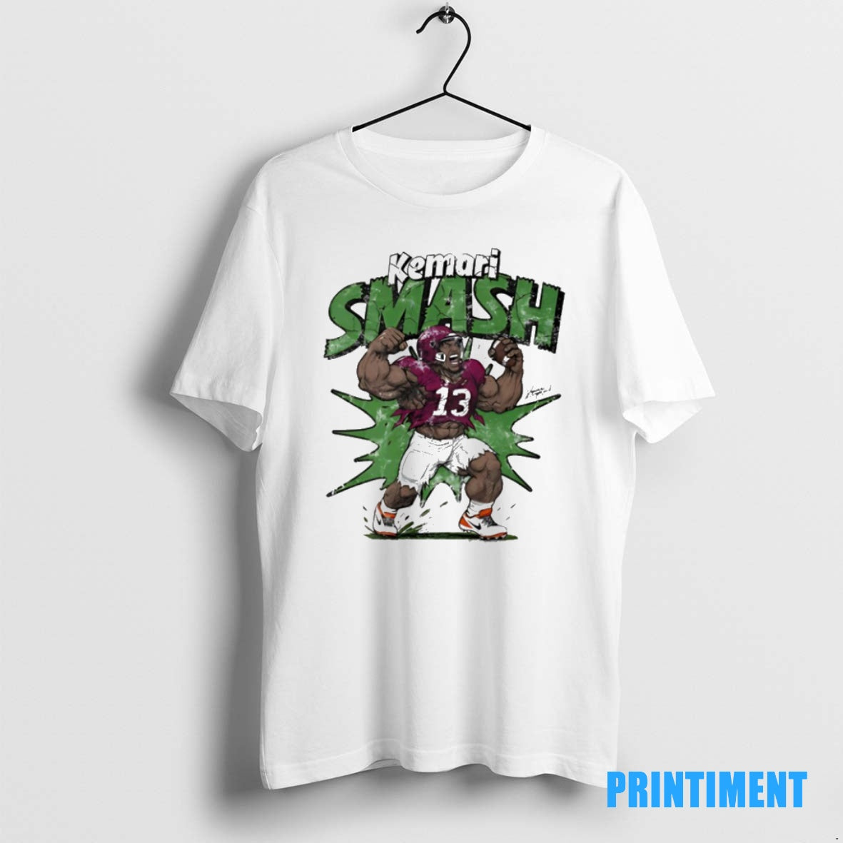 Official Kemari Smash Washington Commanders Cartoon Tee Sweater