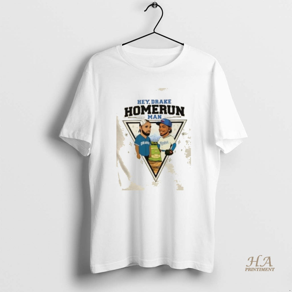 Official Kendrick Lamar Hey Drake Homerun Man Baseball Graphic