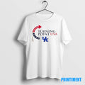 Official Kentucky University X Turning Point Usa Freedom Charlie Kirk 2 Sided Tee Sweater