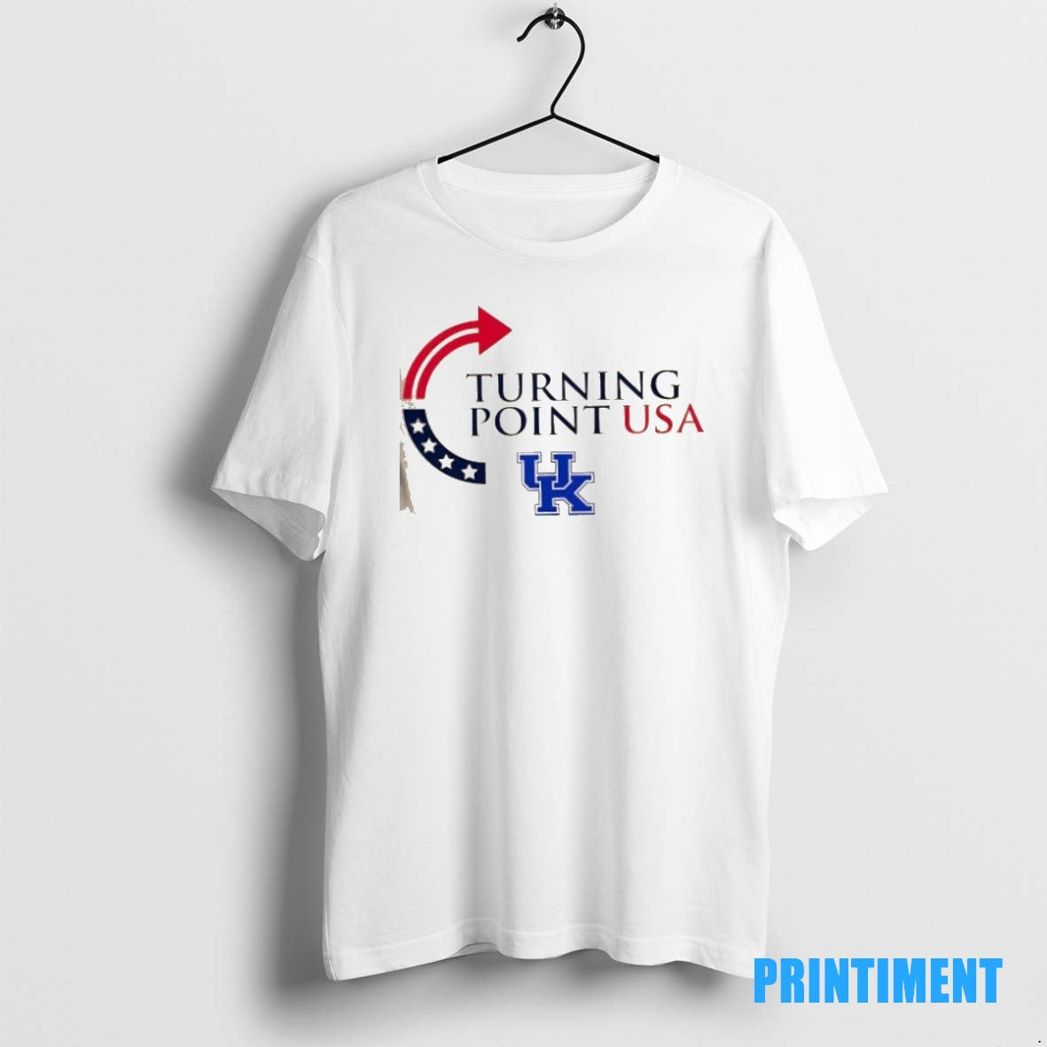 Official Kentucky University X Turning Point Usa Freedom Charlie Kirk 2 Sided Tee Sweater