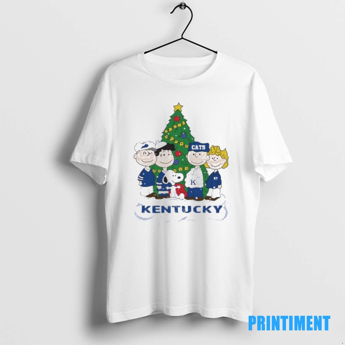 Official Kentucky Wildcats X The Peanuts Christmas Tee Sweater