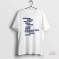 Official Kershaw Shohei Miggy Ro Snell Freddie Los Angeles Dodgers Baseball World Champs Acrostic Mlb