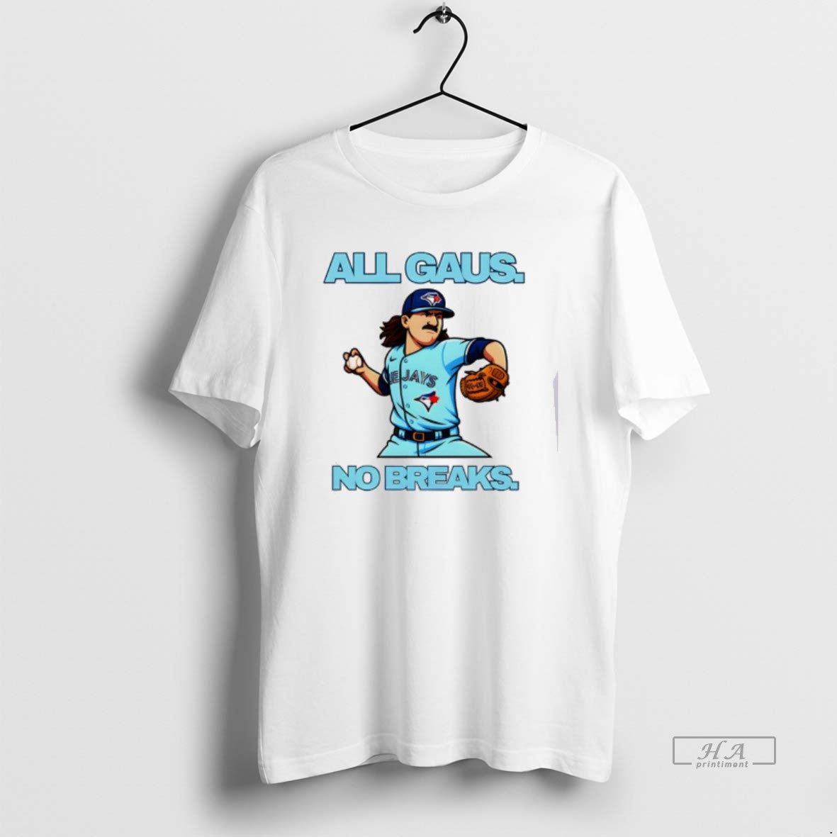 Official Kevin Gausman All Gaus No Brakes Toronto Blue Jays Baseball American League