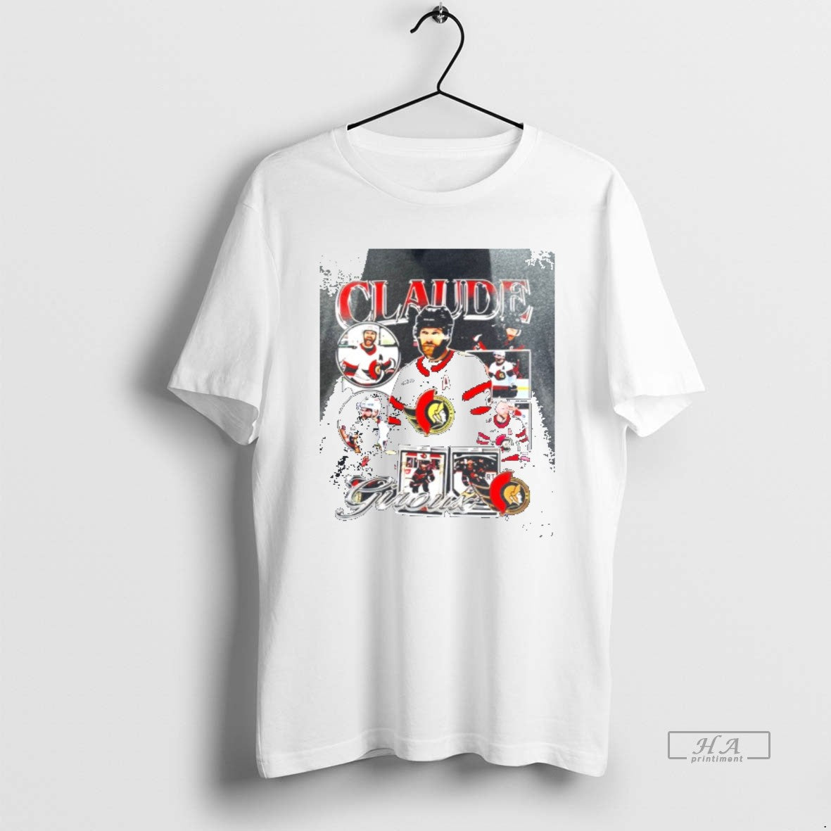 Official Kfppuvzx Claude Giroux Senators Hockey 90s Bootleg