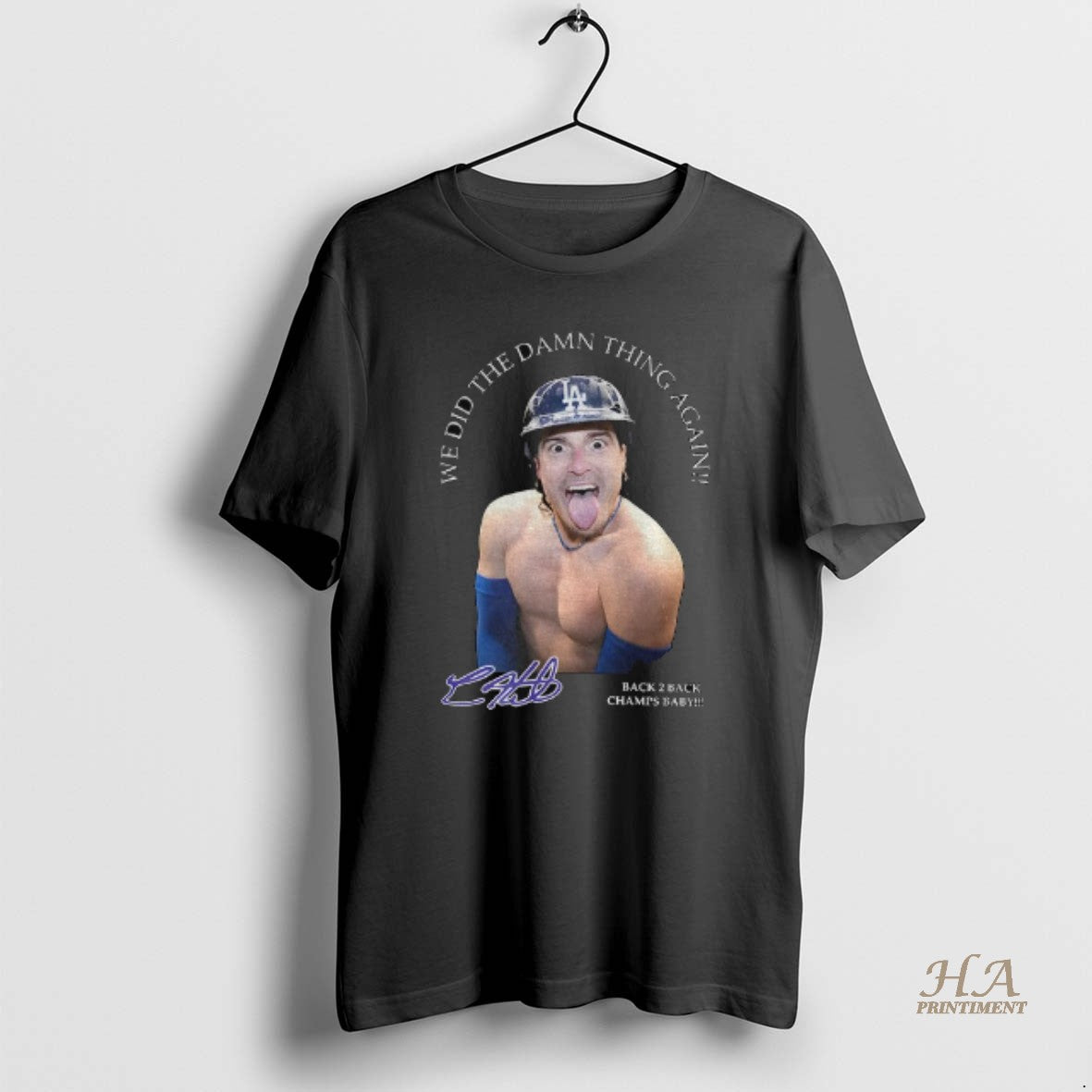 Official Kike Hernandez Funny Meme We Did The Damn Thing Again Back 2 Back Champs