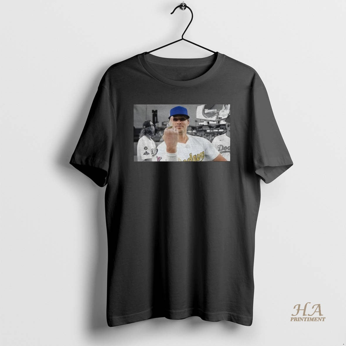 Official Kike Hernandez Funny Middle Finger Los Angeles Dodgers Baseball Championship Game Day 2025