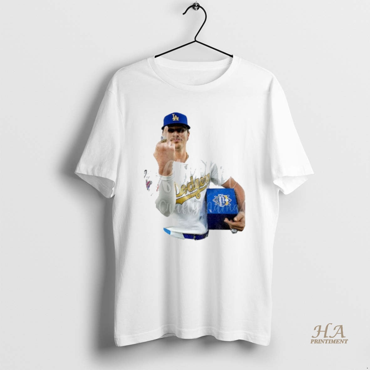 Official Kike Hernandez Middle Finger Ring Doyers Los Angeles Dodgers Mlb Baseball World Series 2025