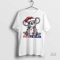 Official Koala Santa Hat Merry Chrismas Australias Shirt
