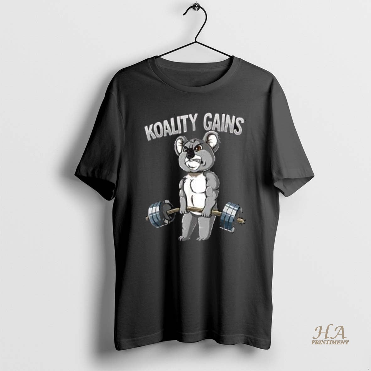 Official Koality Gains Koala Gym Bodybuilding Vintage Gym