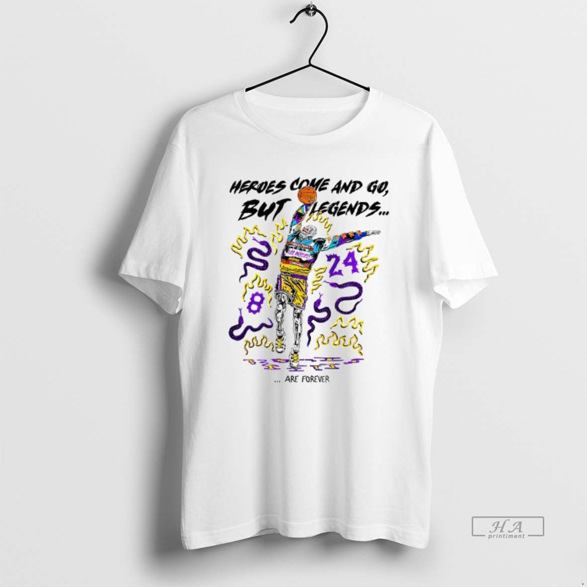 Official Kobe Bryant Graffiti Heroes Come And Go But Legends Are Forever